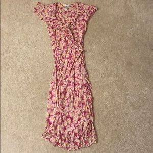 Diane Von Furstenberg floral silk dress